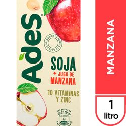 Bebida Vegetal Ades Soya Manzana 1 L
