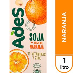 Bebida Vegetal Ades Soya Naranja 1 L