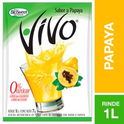 Jugo en Polvo Vivo Papaya 7 g