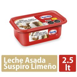 Helado Trendy Leche Asada-Suspiro Limeño-Arroz con Leche 2.5 L