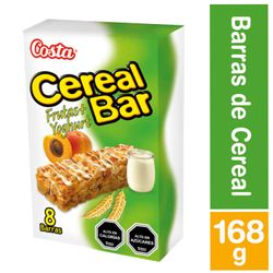 Barra Cereal Cerealbar Frutas + Yoghurt 8 un. 21 g, 168 g neto