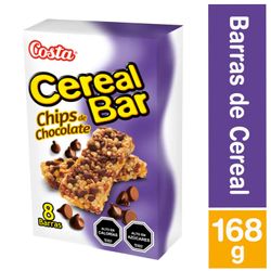 Barra Cereal Cerealbar Chips Chocolate 8 un. 21 g, 168 g neto