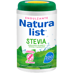 Endulzante Naturalist Stevia 300 Tabletas