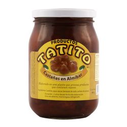 Castañas Tatito En Almibar Frasco 300 g drenado