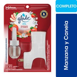 Desodorante Ambiental Glade Aceites Naturales Manzana y Canela Aparato + Repuesto 21 ml