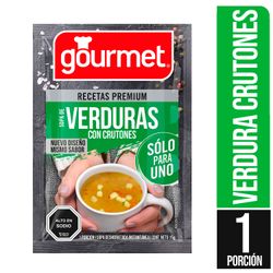 Sopa para Uno Gourmet Verduras con Crutones 15 g