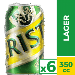 Pack 6 un. Cerveza Cristal Lager 4.6° 350 cc