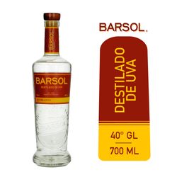 Destilado de Uva Barsol Quebranta 40° Botella 700 cc