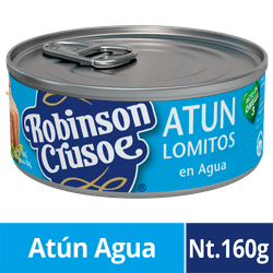 Atún Lomitos en Agua 104 g drenado, 160 g neto