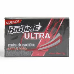Chicles Bigtime Ultra Red Berry 24 g 12 un.