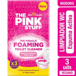 Limpiador Inodoro The Pink Stuff Espuma Activa 3 un.