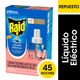Insecticida Raid Líquido Eléctrico Repuesto Floral 45 Noches 32.9 ml - imagen 1