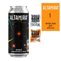 Cerveza Altamira Nitro Imperial Stout 8.0° 473 cc