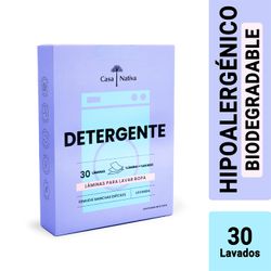 Detergente en Láminas Casa Nativa con Aroma Lavanda 30 un.