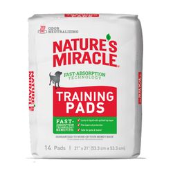 Sabanilla para Perros Training Pads Nature's Miracle 14 un.