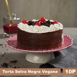 Torta Selva Negra Vegana 10 Porciones
