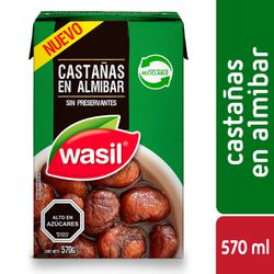 Castañas en Almibar Wasil 570 g