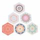 Set 6 Antideslizantes Mandalas - imagen 1