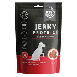 Snack Perro Jerky Proteico Stay Happy Vacuno 80 g
