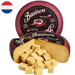 Queso Gauda Merkén Basiron Trozo Granel