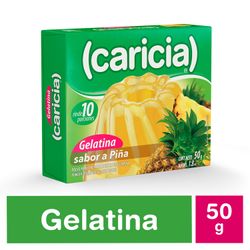 Gelatina Caricia Sabor Piña 50 g