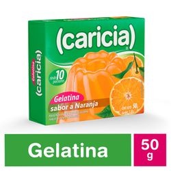 Gelatina Caricia Sabor Naranja 50 g