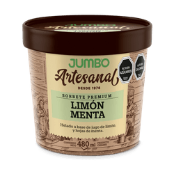 Helado Artesanal Limón Menta 480 ml