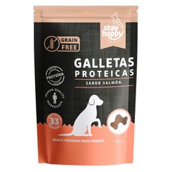Galletas Perro Stay Happy  Sin Grano Salmón 140 g