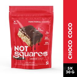 Barra Proteína NotSquare Coco Cubierto en Chocolate 150 g