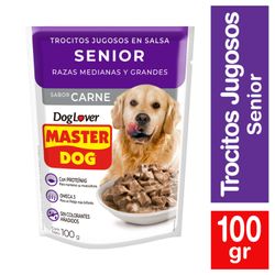 Trocitos Jugosos Master Dog Senior 100 g