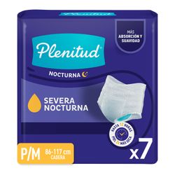Pañales Adulto Pants Nocturno Plenitud Talla P/M 7 un.