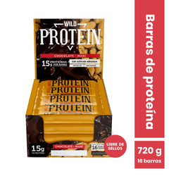 Barra Proteína Wild Protein Chocolate Maní 16 un.