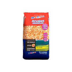 Arvejas Amarillas Bolsa 500 g