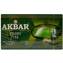 Té Verde Akbar 20 Bolsitas Caja 40 g