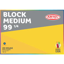 Block de Dibujo N°99 1/4 20 Hojas
