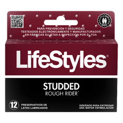 Preservativos LifeStyles Rough Rider 12 un.