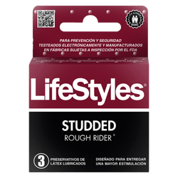 Preservativos Lifestyles Rough Rider 3 un.