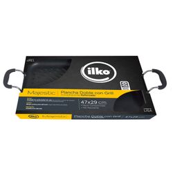Plancha Doble 46X28 cm Antiadherente Majestic