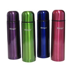 Termo de Agua Mega Acero Con Color 500 ml