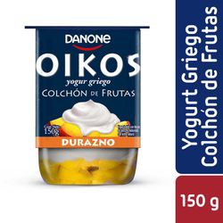 Yogurt Griego Oikos Colchón de Durazno 150 g