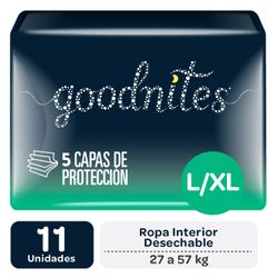 Ropa Interior Goodnites 11 un. L/Xl