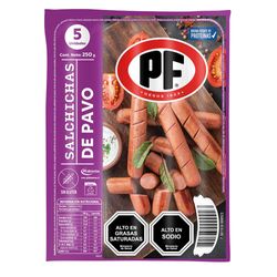 Salchicha Pavo Pf 250 g 5 un.