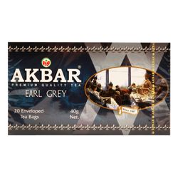 Té Akbar Earl Grey 40 g 20 Bolsitas