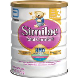Fórmula Infantil Similac con HMO Total Comfort Etapa 3, 820 g