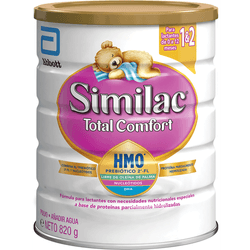 Fórmula Infantil Similac con HMO para Bebé Total Confort 1 & 2 - 820 g