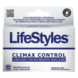 Preservativos LifeStyles Climax Control 12 un.