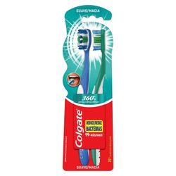 Cepillo de Dientes Colgate 360° Suave 2 un.