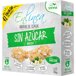 Barra Cereal en Línea Manzana 15 g 6 un.