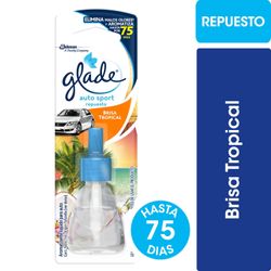 Aromatizante para Auto Glade Autosport Brisa Tropical Repuesto 7 ml
