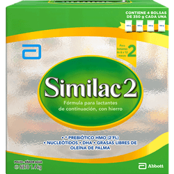Fórmula Infantil Similac con HMO Etapa 2 Caja 1.4 kg